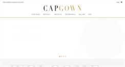 Desktop Screenshot of capgown.com